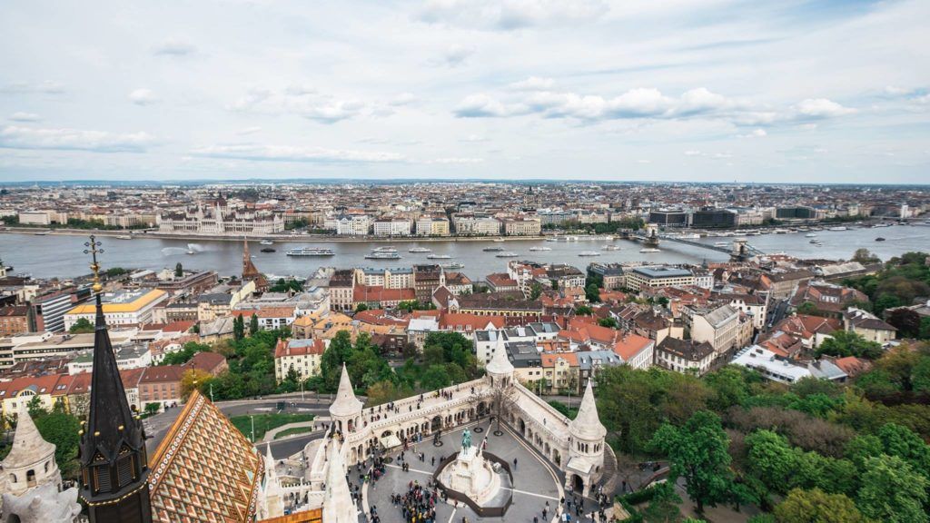 Hungarian Parliament at night